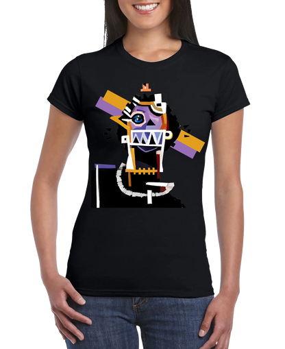Neocubism Artwork Women Slim Fit T-shirt