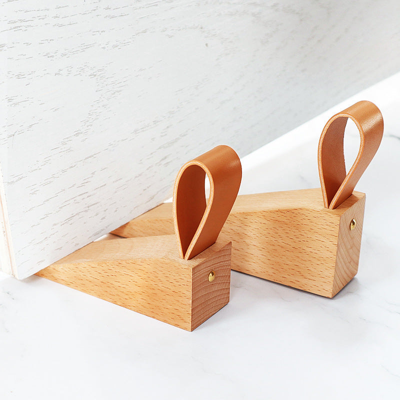 Perssia NordicBlock™ Wooden Door Stopper Nordic Wooden Door Stopper for Bedroom and security - PERSSIA
