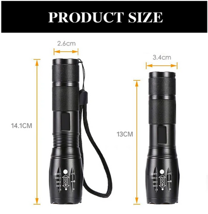 Perssia BeamForce X™ Tactical Zoom Flashlight - PERSSIA