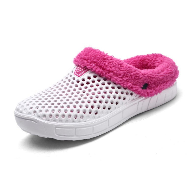 ✨ Perssia PlushGarden™ Fuzzy Clog Slippers — Indoor Comfort, Outdoor Freedom Fuzzy Plush Garden Clogs Indoor Couple Slippers - PERSSIA