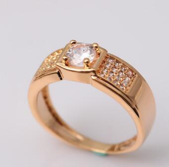 Perssia GeoLuxe™ Gold‑Plated Geometric Ring for Women - PERSSIA