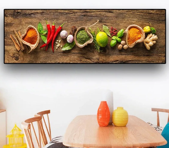 Perssia SpiceGourmet™ Canvas Art — Modern Herb & Spice Wall Décor - PERSSIA