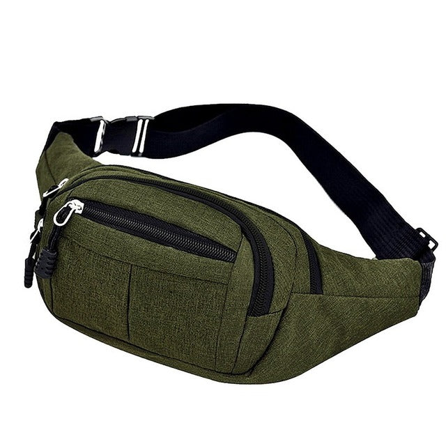 Perssia TrailFlex™ Canvas Waist Pack — Unisex Outdoor Travel Belt Bag Lightweight. Durable. Everyday‑ready. Your essentials, always within reach. - PERSSIA