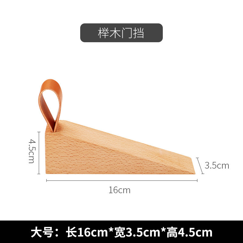 Perssia NordicBlock™ Wooden Door Stopper Nordic Wooden Door Stopper for Bedroom and security - PERSSIA