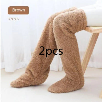 Perssia FuzzKnee™ Over‑Knee Warm Socks — Ultra‑Soft Winter Comfort - PERSSIA