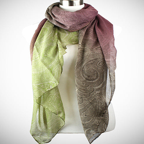 Pretty‑in‑Persia™ Paisley Scarf — Silky Soft Viscose Blend - PERSSIA