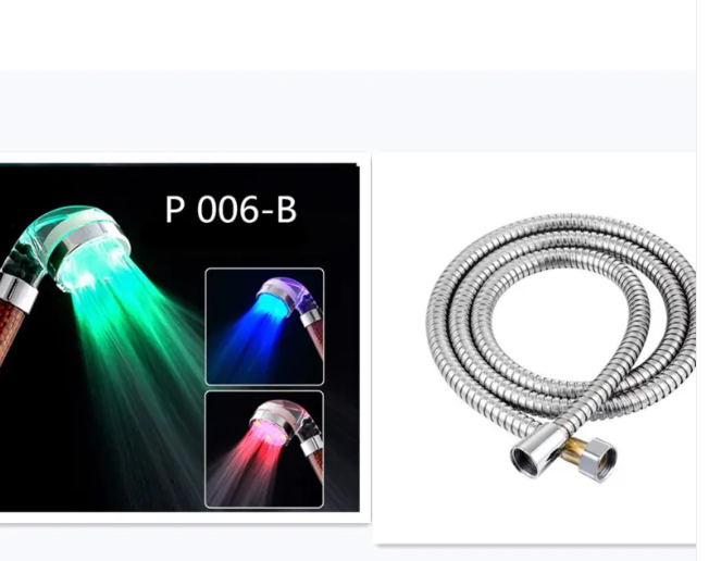 Perssia GlowRain™ LED Color‑Changing Shower Head - PERSSIA