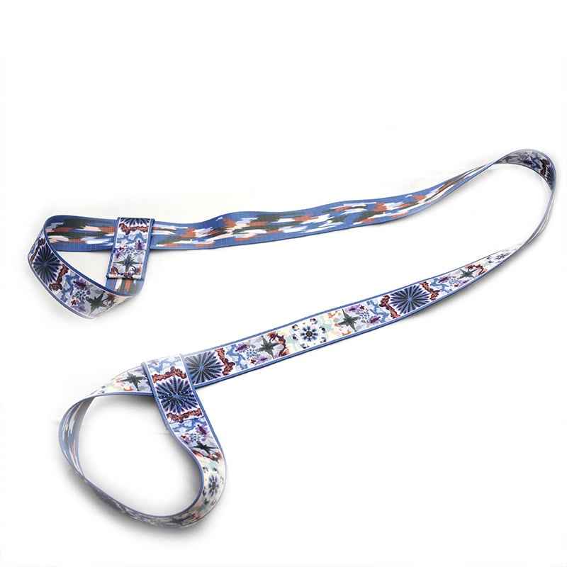 Perssia VibrantFlow™ Digital Yoga Mat Strap — ColorPrint Tie‑Down Carrier