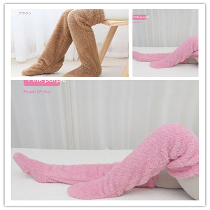 Perssia FuzzKnee™ Over‑Knee Warm Socks — Ultra‑Soft Winter Comfort - PERSSIA