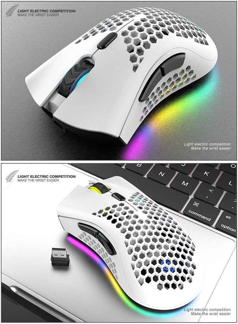 Perssia VoltEdge™ BM600 RGB Wireless Gaming Mouse — Precision • Speed • Style