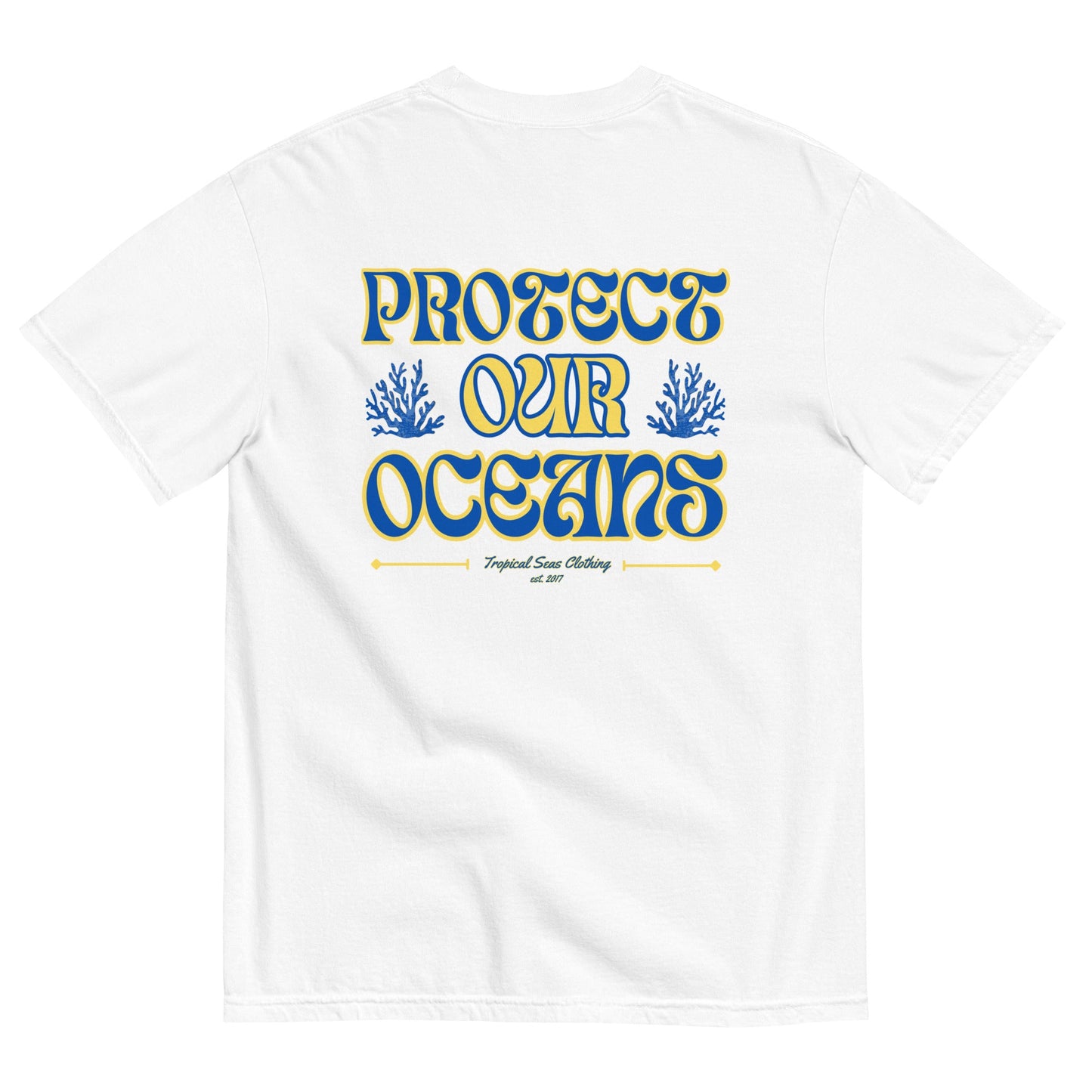 Men Save Our Oceans Heavyweight T-shirt