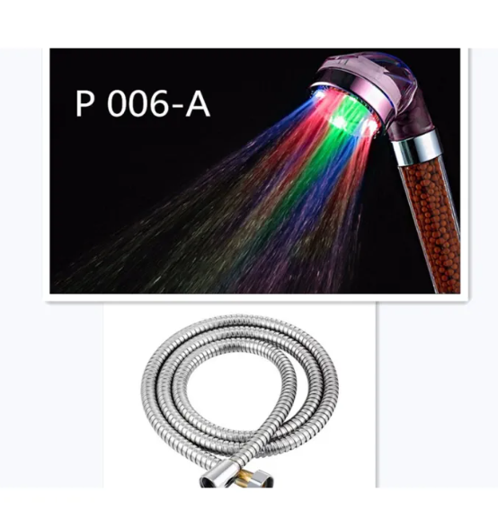 Perssia GlowRain™ LED Color‑Changing Shower Head - PERSSIA