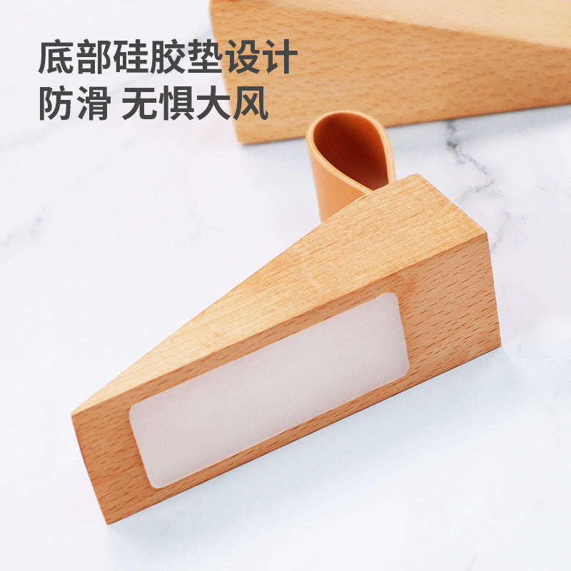 Perssia NordicBlock™ Wooden Door Stopper Nordic Wooden Door Stopper for Bedroom and security - PERSSIA