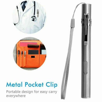 Perssia LuxeBeam™ Mini Tactical Flashlight — USB‑Rechargeable Stainless Steel EDC Light
