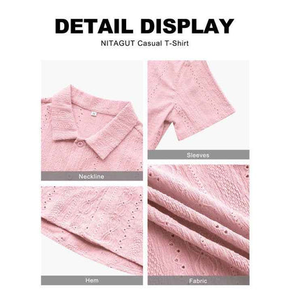 Perssia BreezeHollow Summer Shirt — Lightweight • Hollow‑Knit • Cuban Collar Cool