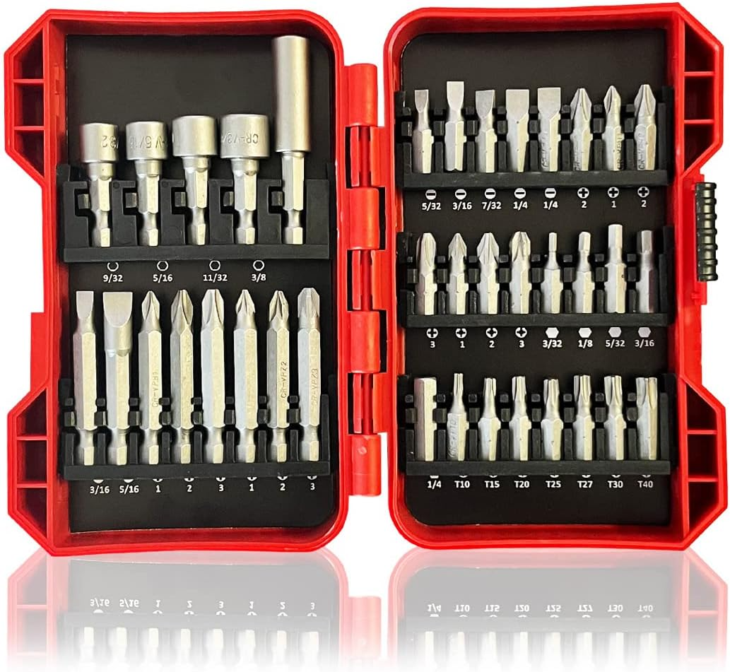 Perssia TorqueMaster Impact Driver Kit 37PCS — Hardened Steel Precision Set