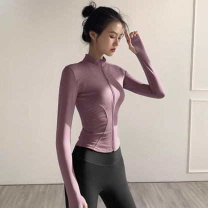 Cropped Workout Jacket - PERSSIA