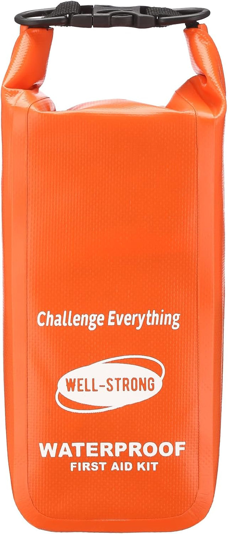 Waterproof First Aid Kit Roll Top Boat Emergency Kit with Waterproof Contents for Fishing Kayaking Boating Swimming Camping Rafting Beach Red