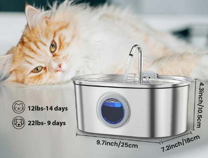 Perssia AquaSteel™ Stainless Pet Water Dispenser - PERSSIA