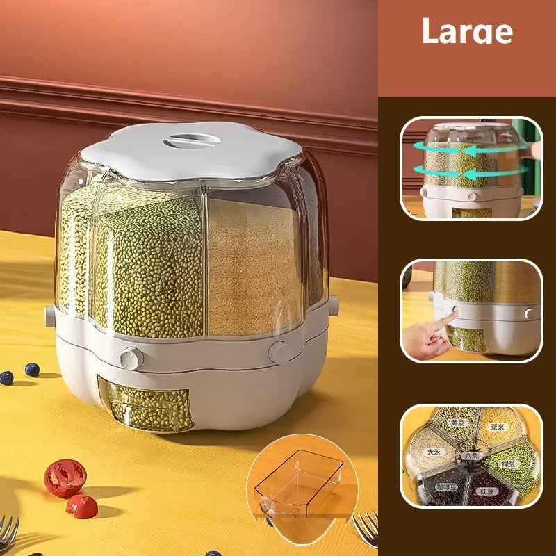 Perssia SpinStore™ Rotating Grain Dispenser - PERSSIA