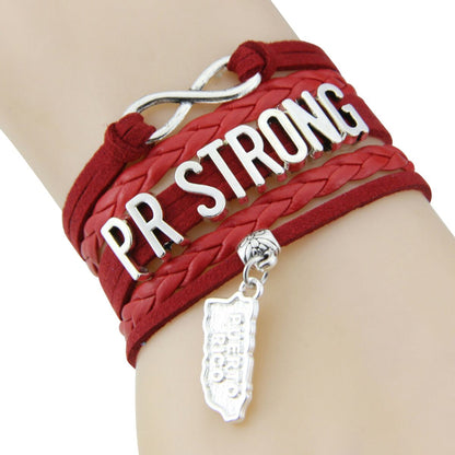 Perssia WeaveLine™ Unisex Leather Rope Bracelet — Alloy Accent Fashion Accessory - PERSSIA