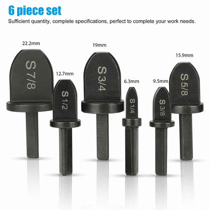 Perssia CopperExpand Pro™ 6PC Swaging Drill Bit Set