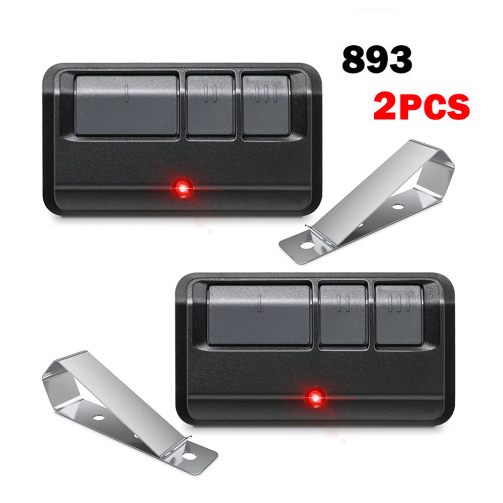 2 For Chamberlain LiftMaster Garage Door Opener Remote 893LM 953EV-P2 Learn - PERSSIA