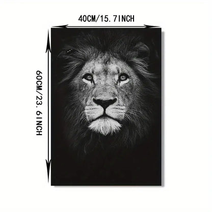 Perssia LionMajesty™ 3‑Piece Canvas Set — Modern Wildlife Wall Art (15.7" × 23.6") - PERSSIA