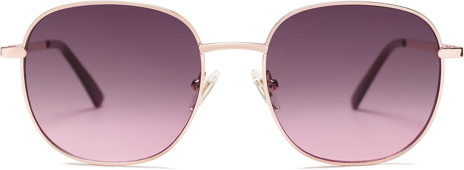 Classic Trendy Square Sunglasses for Women Men Cute Big Frame Gold Shades SJ1137