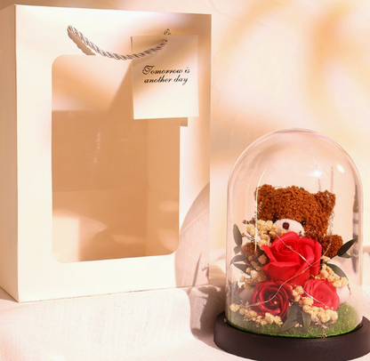 Perssia EternalGlow™ Rose & Teddy Gift Box with LED Lights - PERSSIA
