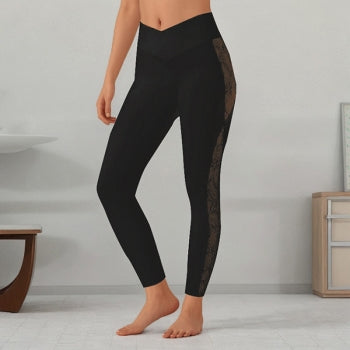 Perssia DryFlex Moisture‑Wicking Cropped Pants — Nylon‑Spandex Performance Fit