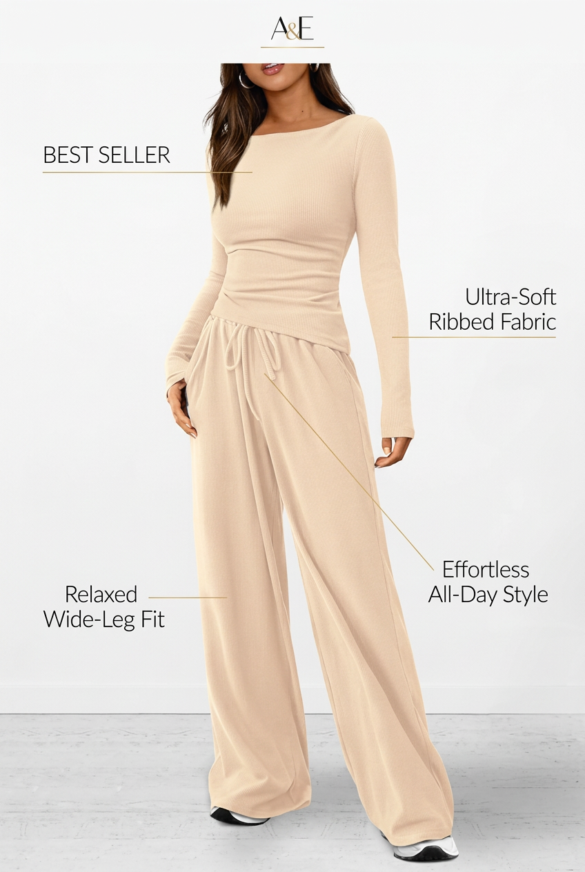 Perssia LuxeMotion Tracksuit – 2‑Piece Performance Set for Comfort