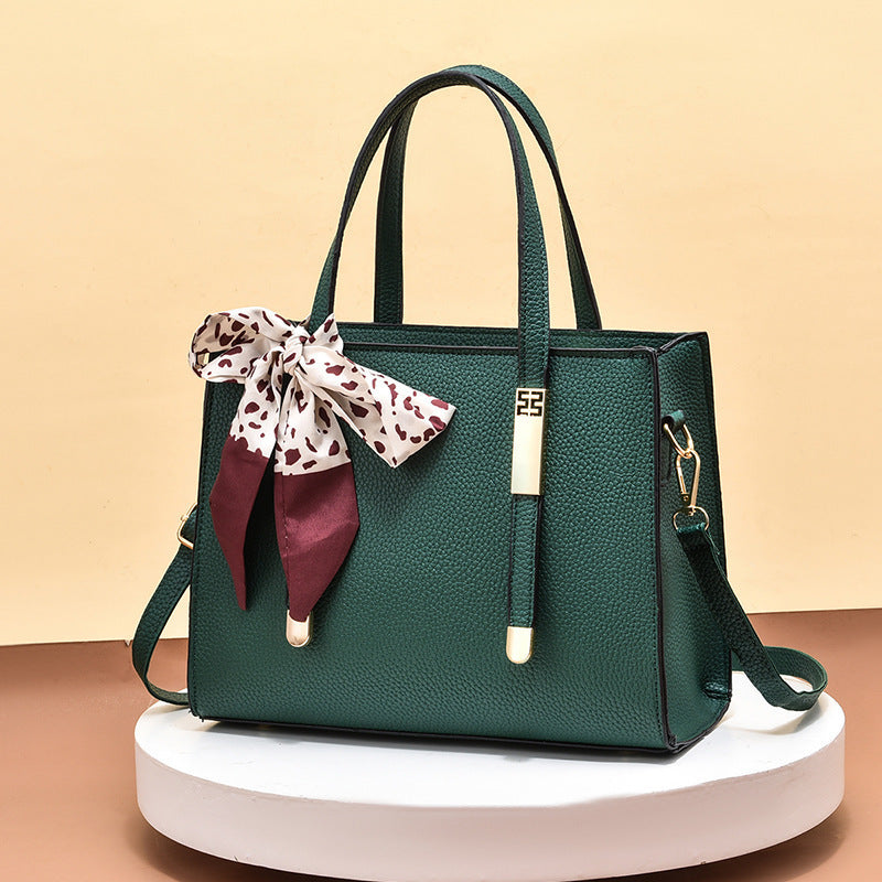 Perssia WingLuxe™ Grande — Large‑Capacity One‑Shoulder Cowhide Handbag - PERSSIA
