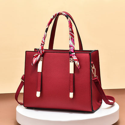 Perssia WingLuxe™ Grande — Large‑Capacity One‑Shoulder Cowhide Handbag - PERSSIA