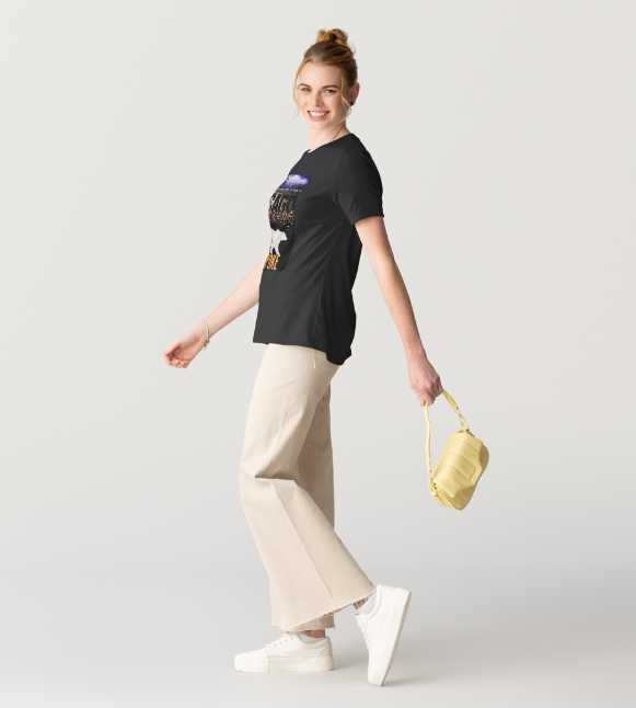 Perssia Bella™ Relaxed Unisex Cotton Tee — Custom Front Print - PERSSIA