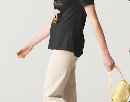Perssia Bella™ Relaxed Unisex Cotton Tee — Custom Front Print - PERSSIA