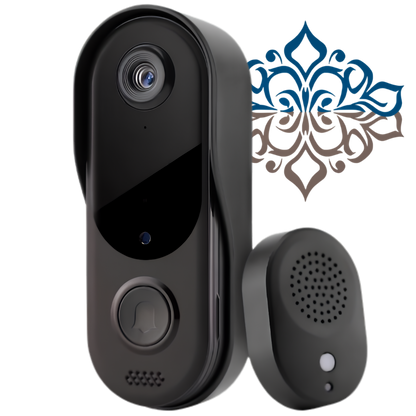 Perssia SecureView™ — Smart WiFi Video Doorbell with Two‑Way Audio
