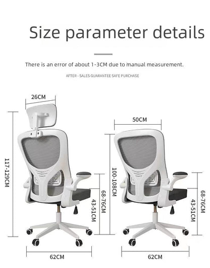 Perssia AirFlex Ergonomic Mesh Chair — Breathable Support for Home & Study