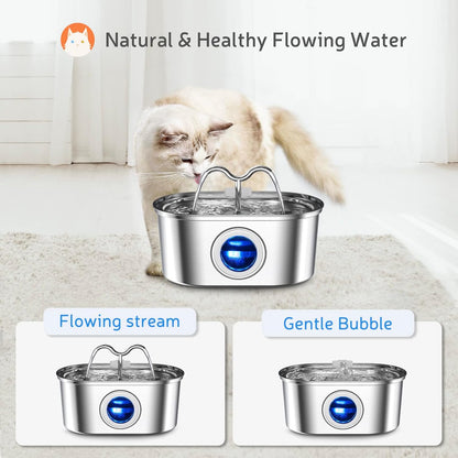 Perssia AquaPaws Pet Water Dispenser — Steady‑Flow Spill‑Resistant Hydration System
