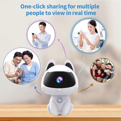 Perssia Cat Surveillance Camera – 1080P HD Pet Monitor & Audio