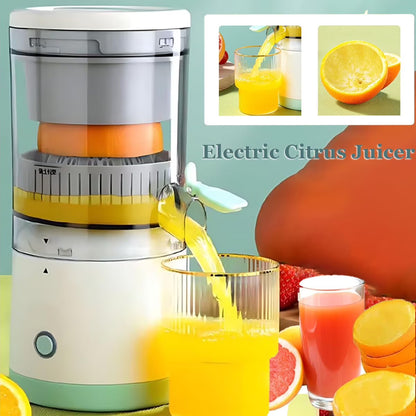 Perssia CitrusCharge Electric Citrus Juicer — Rechargeable 45W Type‑C Fresh Juice Extractor (White)