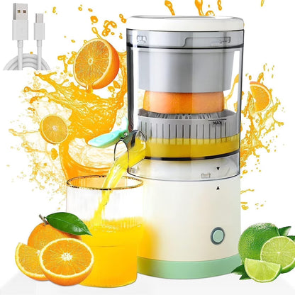 Perssia CitrusCharge Electric Citrus Juicer — Rechargeable 45W Type‑C Fresh Juice Extractor (White)