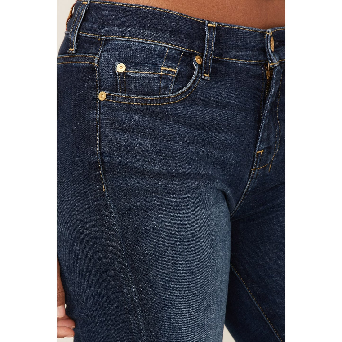 Perssia DojoLuxe Flare Jeans— Wide‑Leg Long‑Line Denim (30W x 34L)