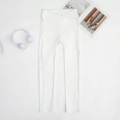 Perssia DryFlex Moisture‑Wicking Cropped Pants — Nylon‑Spandex Performance Fit