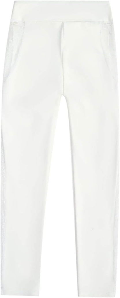 Perssia DryFlex Moisture‑Wicking Cropped Pants — Nylon‑Spandex Performance Fit