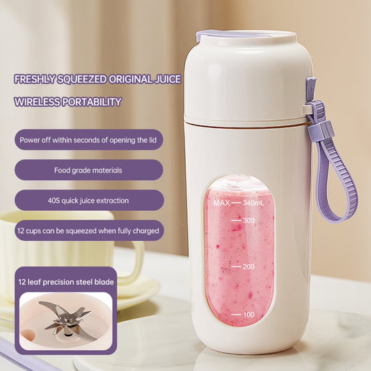 Perssia JuiceCup Portable USB Juicer — Lightweight Travel Smoothie & Juice Maker