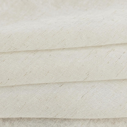 Perssia LinenGlow Sidelight French Door Curtains — 72" Linen‑Blend Sheer Door Panels