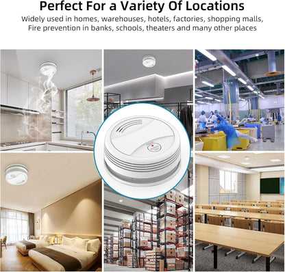 Perssia SafeSense Smart WiFi Smoke Detector (White)
