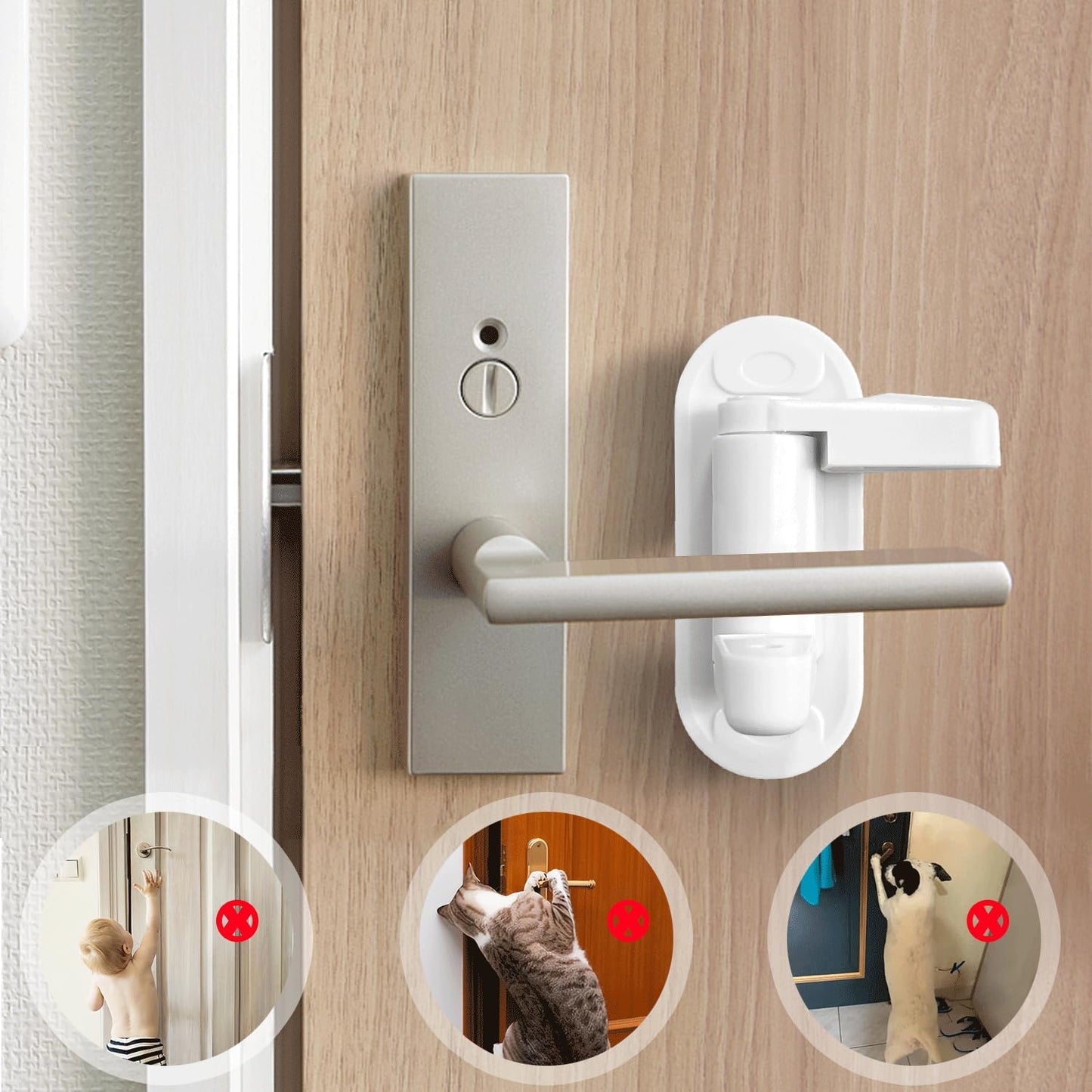 Perssia SafeTurn Child Safety Lock— Child Safety Lock & Multi‑Functional Door Protection