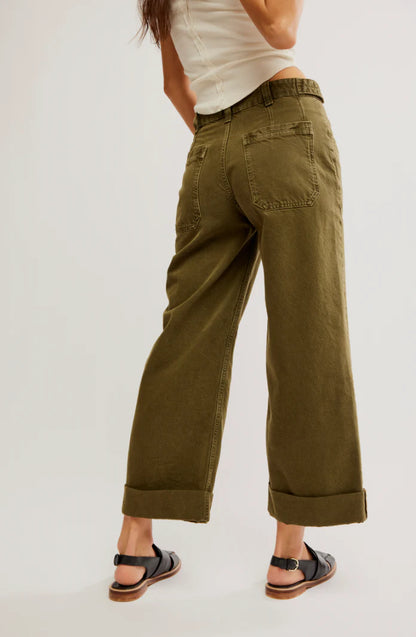 Perssia SkyBarrel Wide‑Leg Jeans High‑Waisted Baggy Jeans — Straight Barrel Fit (Light Blue)